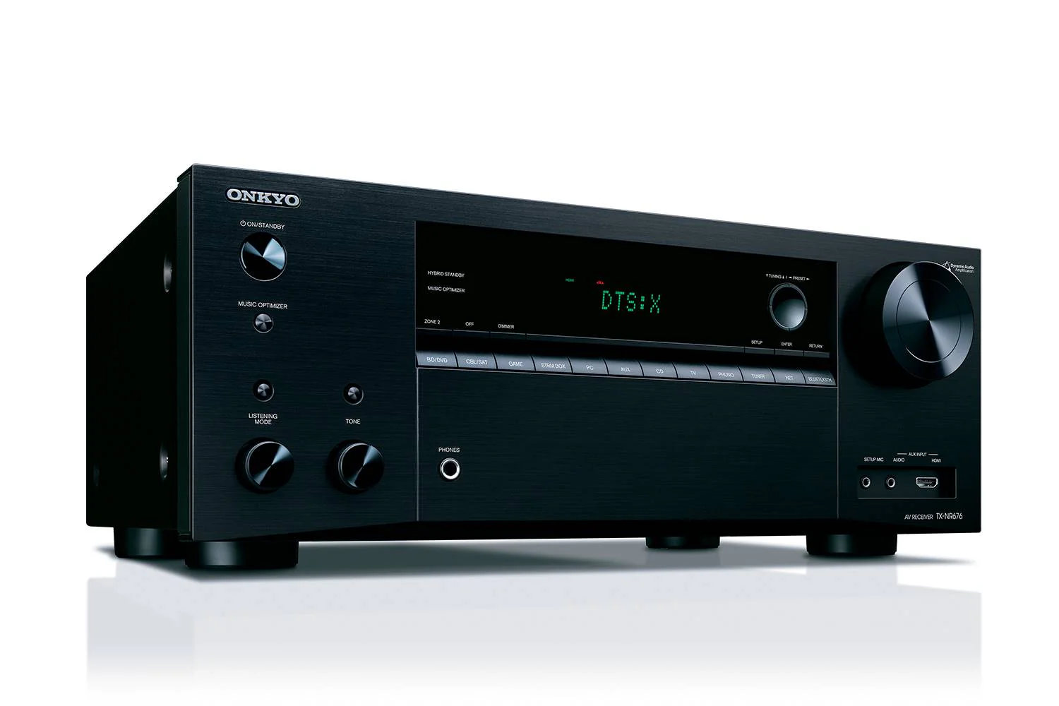 Onkyo TX-NR676 7.2 Channel Receiver 4K Bluetooth WiFi Atmos 1470W (Certified Refurbished) - Image 4